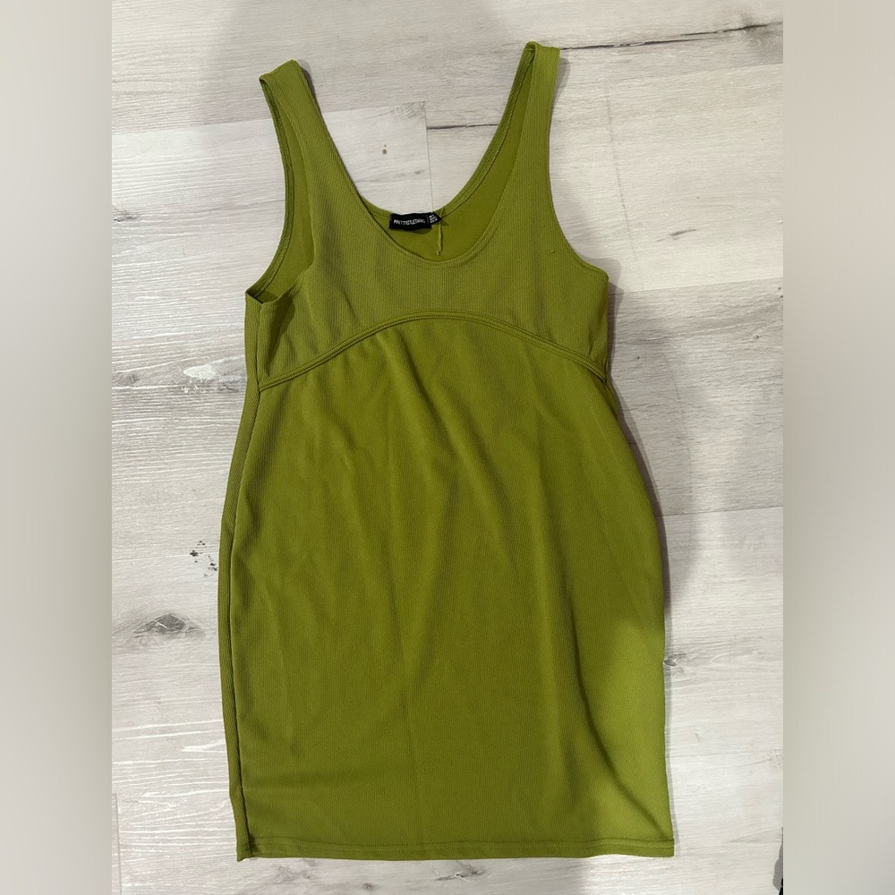 Pretty Little Things Green Bodycon Dress